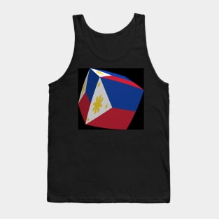 Philippines Flag cubed. Tank Top